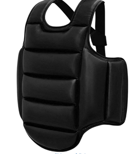 HAWK SPORTS INDUSTRIES Protège-poitrine personnalisable pour la boxe et les arts martiaux - Construction durable en cuir PU et PVC, protection optimale - Product Image 1