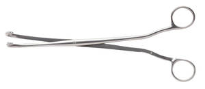 Pinze Chirurgiche <span class=keywords><strong>Ruya</strong></span> Randall per Calcoli Renali in Acciaio Inossidabile, Curve 225mm, Angolate 190mm, Strumento Chirurgico Urologico Riutilizzabile - Product Image 2