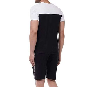 Vente en gros, été, promotion, 100% polyester, respirant, design personnalisé, impression numérique, tissu sans couture, ensemble de t-shirts décontractés pour hommes - Product Image 3