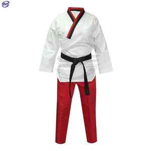 Dobok Negro Elástico de Alta Calidad para Jiu Jitsu, Kimono Transpirable para Entrenamiento de Karate, Trajes de Taekwondo para Adultos, Artes Marciales - Product Image 4