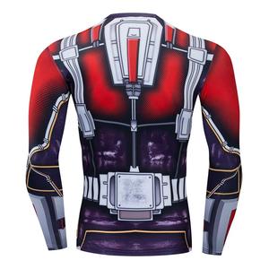 Camiseta Deportiva de Compresión con Estilo, para Entrenamiento, con Impresión Personalizada, Ropa Deportiva para Gimnasio, Suministro del Fabricante - Product Image 6