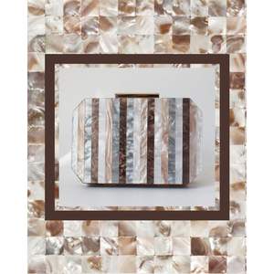 Bolso de Mano de Noche Elegante y de Lujo para Mujer, Accesorio de Resina y Cristal a la Moda - Product Image 1