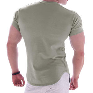 Camiseta de Manga Corta para Hombre, Color Sólido, Ligera, Estilo Urbano, Transpirable, de Alto Rendimiento, Fabricada por Profesionales - Product Image 6