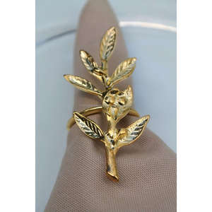 Servilletero de árbol de Navidad Deco de cena de Navidad, servilletero de árbol de pino fundido de tendencia de Metal reutilizable, ligero en peso - Product Image 4