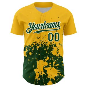 Maillot de baseball de haute qualité à boutons, imprimé en sérigraphie, 100 % coton biologique, anti-bactérien, manches courtes, personnalisable pour équipe - Product Image 6