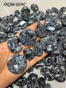 หินปาล์มลาร์วิไคต์อัญมณีบำบัดคริสตัลธรรมชาติสำหรับการทำสมาธิอัญมณีหลวม - Product Image 4