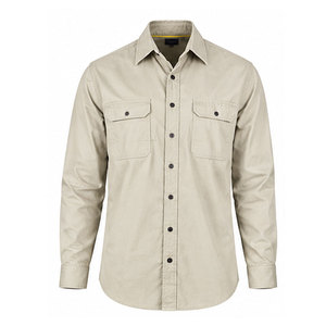 Comfortable Breathable Cotton <b>Flame</b> Retardant Work <b>Shirt</b> with Lightweight Fabric and Strong Stitching for Men's Active Daily Use - Product Image 1