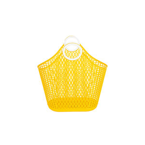 Petit panier en plastique moderne sans BPA avec poignée écologique et durable pour l'épicerie et l'usage domestique - Product Image 1