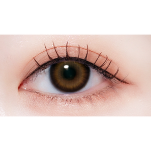FINELENSKOREA BLISS PURE BROWN คอนแทคเลนส์สีน้ำตาลแบบรายเดือน สีน้ำตาลอ่อน สำหรับแต่งหน้า ใช้ได้ทุกวัน แต่งตาให้สวย 0.00~-8.00 ค่าสายตา - Product Image 5