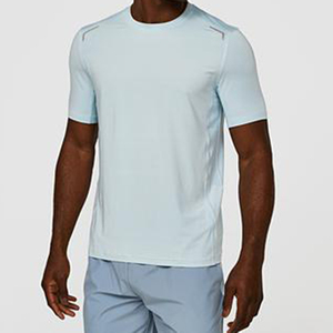 High Quality Men's Sweatshirts <b>Reflective</b> Strip Fitness Activewear <b>Tops</b> Custom Logo Athletic Gym T-Shirts - Product Image 5