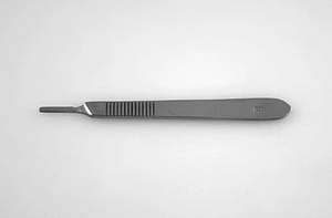 Manche de scalpel de précision SureMed Instruments, en acier inoxydable de qualité médicale, instrument chirurgical réutilisable, certifié CE Classe I - Product Image 3