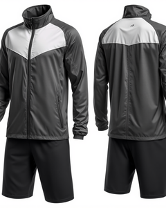 Ensemble de veste coupe-vent et short de sport pour homme - Product Image 4