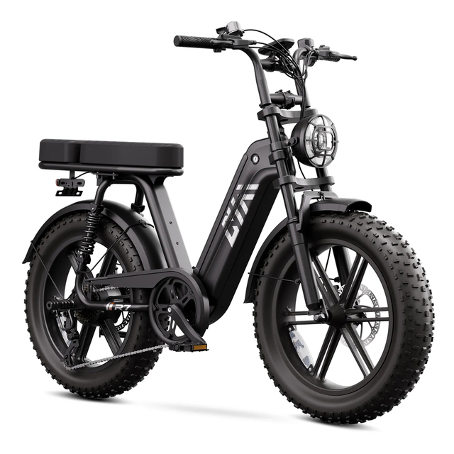 R7 Women Comfort Electric Bike | 20inch Fat Tire E-Bike for Urban Riding Fatbike V8