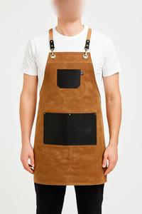Genuine Leather Wood Carving Apron Luxury Smell Proof Chip Protection Workwear Professional Grade for Artisans LPN-0279 - Product Image 5