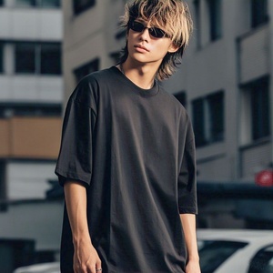 Venta al por mayor de fábrica personalizada suministrada superventas camisetas para hombre de talla grande 100% algodón camiseta para hombre ajuste holgado logotipo personalizado - Product Image 2