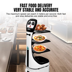 Robot de Entrega de Comida Panda Smart con Servicio de Servicio Autónomo y Robot de Recolección de Platos para Restaurantes y Hoteles - Product Image 2