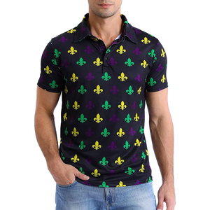 เสื้อยืดแขนสั้นผู้ชาย สีดำล้วน ผ้าฝ้าย 100% ปักลาย สไตล์ลำลอง ระบายอากาศได้ดี ดีไซน์ทันสมัย - Product Image 1