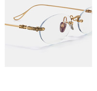 Monture de lunettes optiques ovales rétro pour femmes, monture en métal léger, lunettes de vue tendance pour la myopie