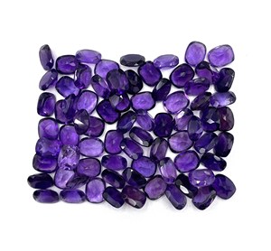 Natural African Amethyst Rectangle <b>Cushion</b> Cut Shape Loose Gemstone Sizes 5-14 MM , Purple Semi-Precious Stone for Jewelry Makin - Product Image 6
