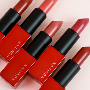 Rouge à lèvres minéral arc-en-ciel Natinda Magic, waterproof, longue tenue, anti-transfert, crème fixante naturelle, 10 couleurs, marque privée, très demandé - Product Image 1