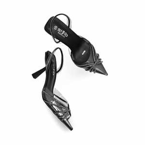 Open Back WN5370 Pompes de couleur noire - Product Image 1