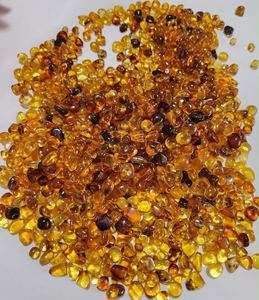 Accessoires de fabrication de bijoux, copeaux d'ambre originaux et uniques, perles de pierres précieuses naturelles en vrac - Product Image 3
