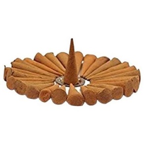 Luxury Indian <b>Sandalwood</b> Dhoop Cones Bambooless Eco Friendly Handmade Herbal <b>Incense</b> with Essential Oils for Puja Meditation - Product Image 3