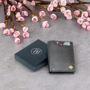 Wriza Mens Trendy Genuine Leather <b>Wallet</b> <b>RFID</b> <b>Blocking</b> Technology Slim Design for Travel and Formal Occasions Model WI 018 Brown - Product Image 4