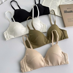Women's Brief Set V-neck Pull up Big Chestsmall No Undemre Comfortable Sports Underwear Set - Product Image 2