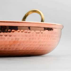 Sartén con Asa y Tapa para el Hogar, Hotel, Utensilios de Cocina, Olla Decorativa de Color Cobre, Diseño Moderno - Product Image 5