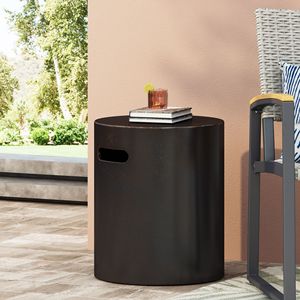 Tavolino Laterale in Cemento Leggero per Esterni - Product Image 4