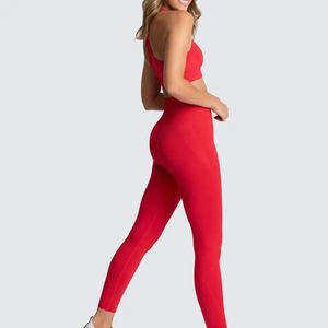 Ensemble de yoga pour femmes grandes tailles, 2 pièces, vêtements de sport, vêtements de fitness, vêtements de gym respirants et écologiques, vente en gros - Product Image 3