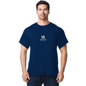 Camiseta para Hombre, Color Azul Marino, Personalizada, de Algodón, Manga Corta, Cuello Redondo, Ropa Casual, Prenda Lisa al por Mayor - Product Image 2