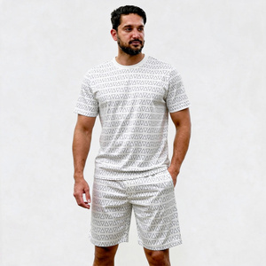 Ensemble T-shirt et Short Personnalisé Imprimé pour l'Été – Tenue Tendance pour Vacances, Fêtes, Festivals, Événements Plage, Voyages, Quotidien Décontracté - Product Image 1