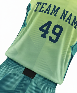 Maillot de basketball unisexe à col en V sans manches, respirant et à séchage rapide, avec logo d'équipe personnalisé imprimé par sublimation, nouvelle collection 2026, 100% coton - Product Image 4