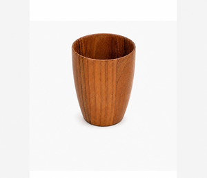 Luxury Handmade Eco-Friendly Stainless Steel Shot Glass with Natural Wood Grain Finish <b>Reusable</b> Beer Tasting <b>Cup</b> - Product Image 6