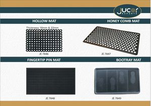 Premium Rubber Hollow <b>Mat</b> <b>Non</b> <b>Slip</b> Water Draining Design Anti-Fatigue Comfort Easy Clean Plaid Pattern Thick Modern <b>Kitchens</b> - Product Image 3