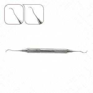 Raspador Posterior en Forma de Sierra 204SD DE de Doble Extremo para Eliminación de Cálculos Dentales, Instrumento Periodontal Quirúrgico de Acero Inoxidable 10mm - Product Image 2