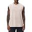 Débardeurs de sport vintage pour hommes, sans manches, 100% coton, col rond, imprimé par transfert thermique, 180g, pour la course et la plage, coupe ample - Product Image 5