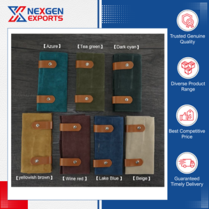Reputed Supplier Selling Standard Quality Large Capacity Multi-Purpose PU <b>Leather</b> <b>Tool</b> Case for Global Bulk Buyers - Product Image 4