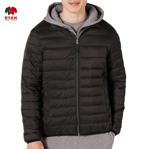 แจ็คเก็ตพัฟเฟอร์แบบกำหนดเองสำหรับผู้ชายของ Ryan Pro Gear พร้อมโลโก้ที่ปรับแต่งได้ บุด้วยใยโพลีเอสเตอร์ - Product Image 2