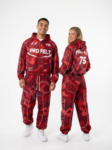 Customized Sublimation <b>Camo</b> Printed Tracksuit Stylish Zip-Up Hooded <b>Jacket</b> and Joggers Set Sportswear Streetwear Nylon Tracksuit - Product Image 5
