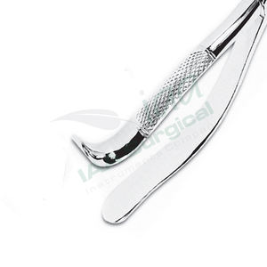 Pinzas de extracción de molares superiores derechos con diseño personalizado y patrón inglés, accionamiento manual - Product Image 6