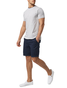 JLM Men's Solid Digital Printing 100% Polyester 280g <b>Elastic</b> Waist Canvas Knitted Mid Quick-Dry Hot Shorts Casual Shorts - Product Image 5