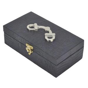 Silver Horse Bit Style Decorative Box Luxury Boxes & <b>Bins</b> Hot Sell Pure Leather Storage Gift Box Custom Size & Color Available - Product Image 5