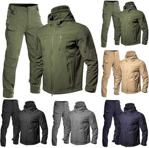 Conjunto de Chaqueta y Pantalones Tácticos para Hombre |   Ropa de Trabajo Impermeable y Resistente al Viento para Exteriores |   Traje Táctico Softshell de Invierno - Product Image 4