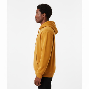 Sweat à capuche pour homme en molleton 100% coton, capuche réglable, respirant, séchage rapide, style streetwear, idéal pour le froid - Product Image 2