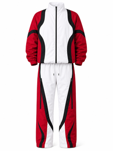 Conjunto Deportivo Unisex de Poliéster para Correr, Chaqueta y Pantalones Ligeros, Resistentes al Viento, Impermeables y Transpirables, Diseño 2 en 1, Ecológico y de Secado Rápido - Product Image 3
