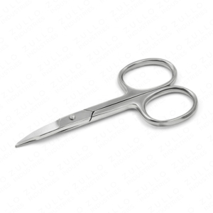 Tijeras de Manicura de Acero Inoxidable, Hoja Recta, Mango Redondo, Punta Afilada, Cortaúñas Duradero de 8.8cm, Uso para Adultos, Corte Preciso de Cutículas - Product Image 2