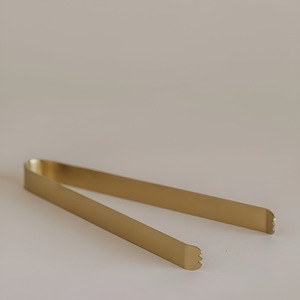 Modern Eco-Friendly Customizable Brass Ice Serving Spoon Bar Accessories for Home <b>Kitchen</b> Restaurant & Bar MOQ 100pcs - Product Image 2